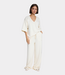 Alix the Label Scuba wide leg pant cream