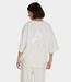 Alix the Label Scuba v neck top cream