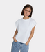 Alix the Label Sleeveless tee soft white