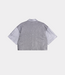 Alix the Label Foil cropped blouse light grey