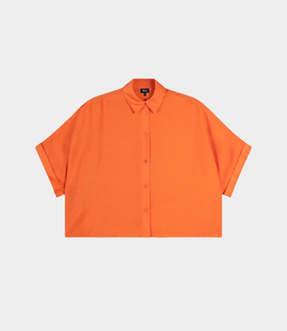 Alix the Label Irregular oversized blouse soft orange