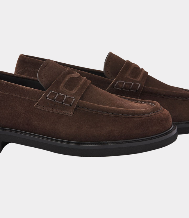 Nubikk Nubikk Jones gatsby shoe dk brown suede 21101501-28S