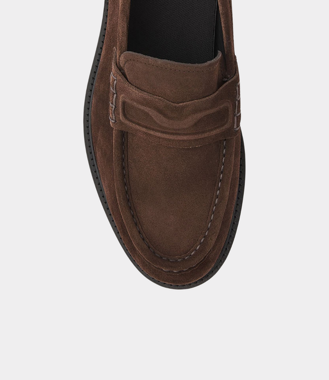 Nubikk Nubikk Jones gatsby shoe dk brown suede 21101501-28S