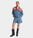 Alix the Label bermuda denim short denim blue