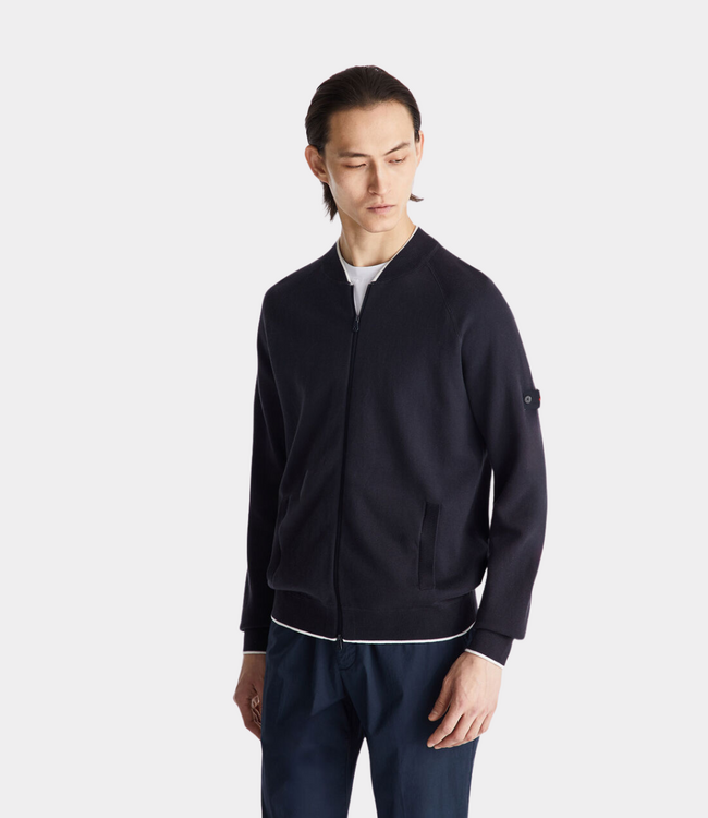 Peuterey Mosk knit cardigan navy