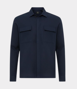 Genti Pharrel overshirt dark navy