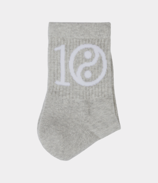10Days socks yin yang light grey melee