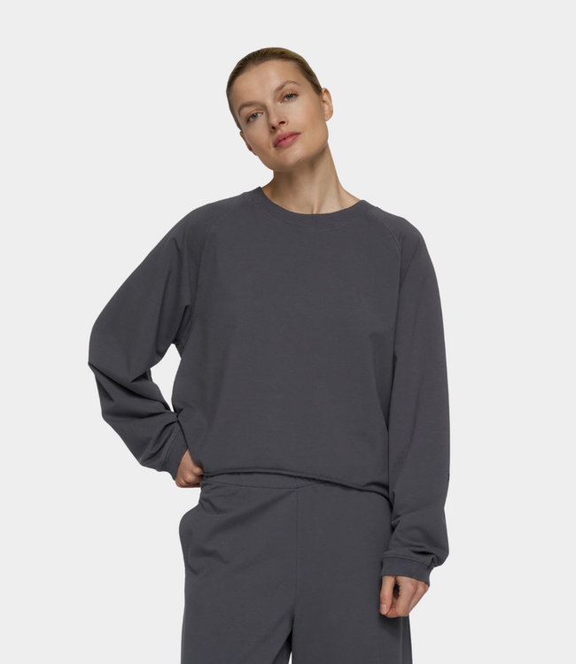 10Days 10Days silent chique raglan sweater steel blue 20-808-6203-1335