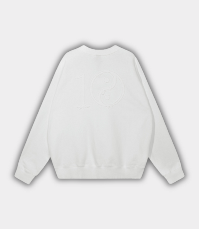 10Days 10Days baseball sweater yin yang ecru 20-807-6203-1002