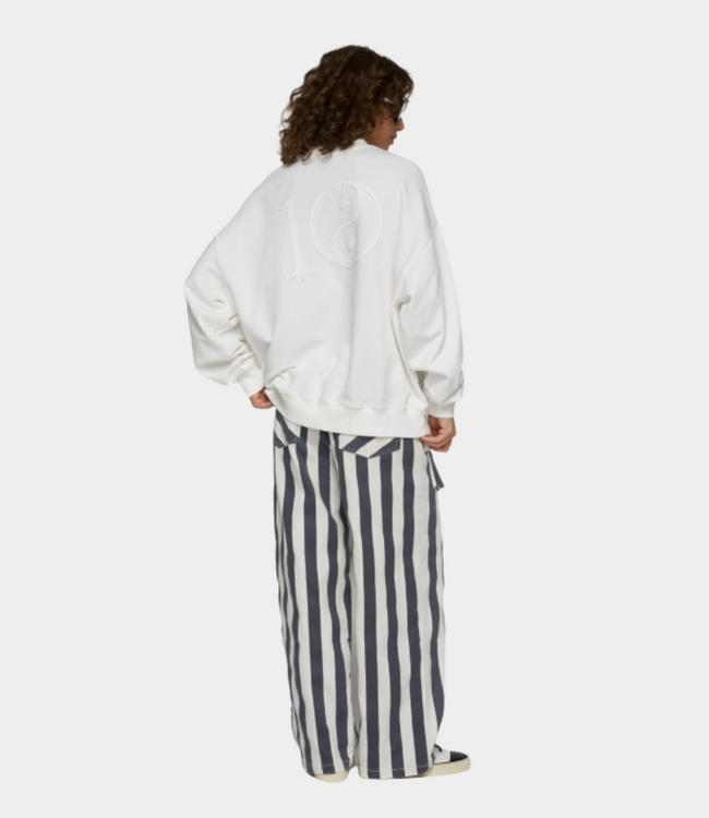 10Days 10Days baseball sweater yin yang ecru 20-807-6203-1002