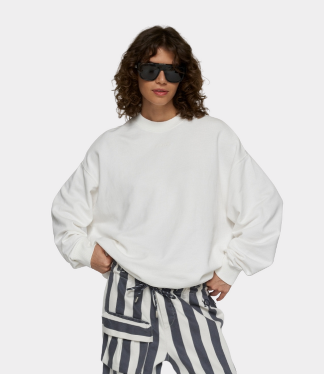10Days 10Days baseball sweater yin yang ecru 20-807-6203-1002