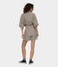 10Days wide crinkle jacket fog