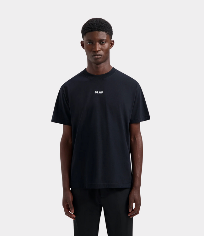 Olaf Olaf Block tee black M990101-BLACK