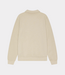 Les Deux piqué polo sweatshirt light sand