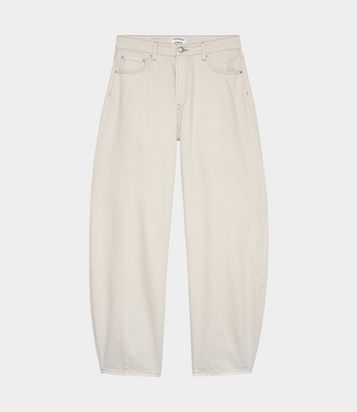 Catwalk Junkie cropped barrel fit jeans cream