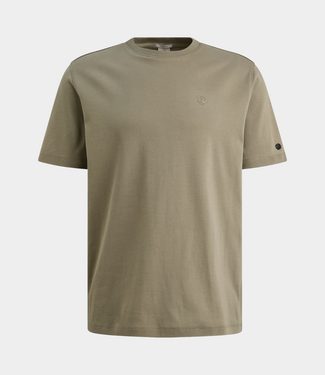 Cast Iron R neck tee regular fit vetiver