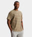 Cast Iron R neck tee s/s relaxed fit vetiver
