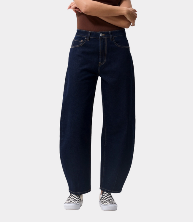 Catwalk Junkie Catwalk Junkie Cropped barrel fit jeans dark blue 2603023202-628