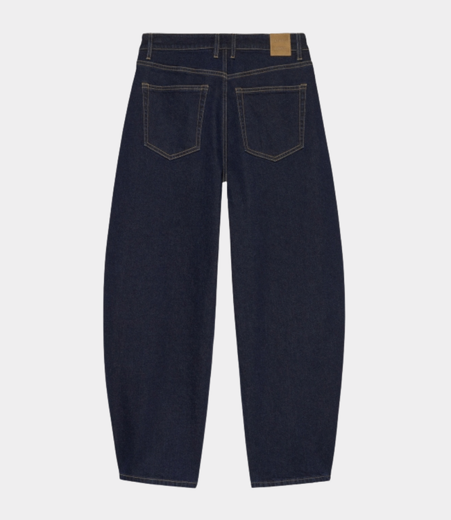 Catwalk Junkie Cropped barrel fit jeans dark blue