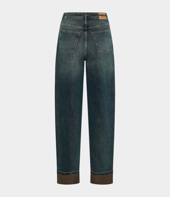 Gestuz Gestuz gzsusara hw barrel jeans blue/green wash 10911342-109592