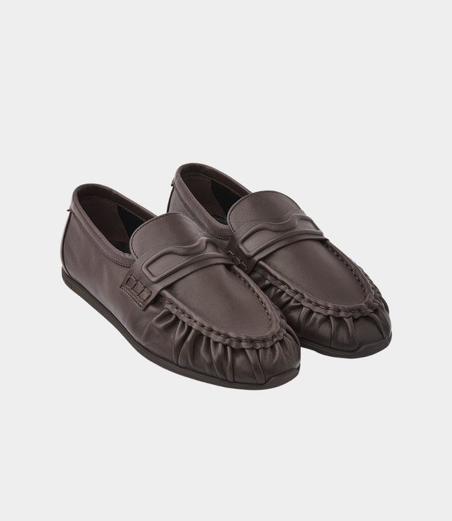 Nubikk Riley mio shoe dk brown leather