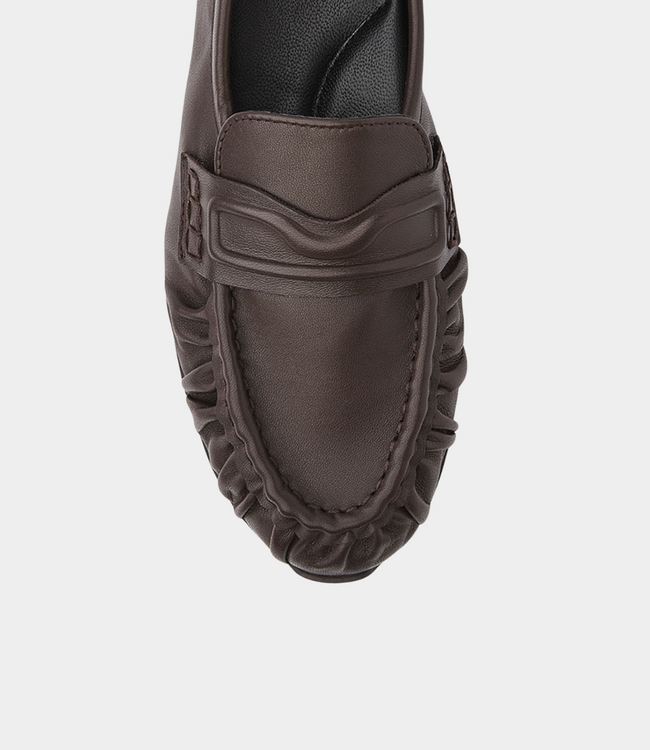Nubikk Riley mio shoe dk brown leather