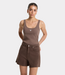 Alix the Label heavy twill short brown
