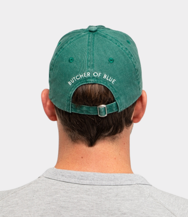Butcher of Blue Dad cap iris green