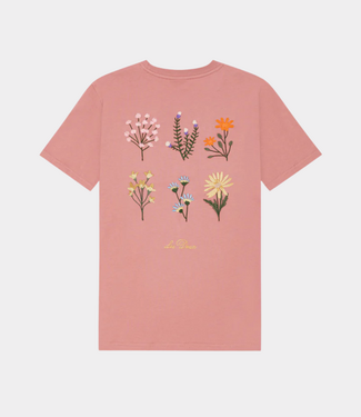 Les Deux Wild flower tee ash rose pink
