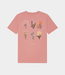 Les Deux Les Deux Wild flower tee ash rose pink 1002138-616
