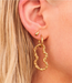 Label Kiki Label Kiki Organic bubble hoop gold K.SH.419.1