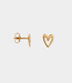 Label Kiki Label Kiki Drawn heart gold KZ1031-GOLD