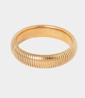 Label Kiki Big celeste bangle gold