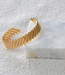 Label Kiki Label Kiki Golden twist bangle gold KEX481-GOLD