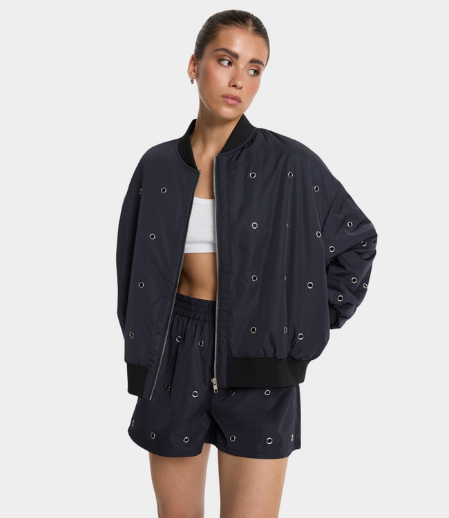 Alix the Label Eyelet bomber navy  2607402721-203