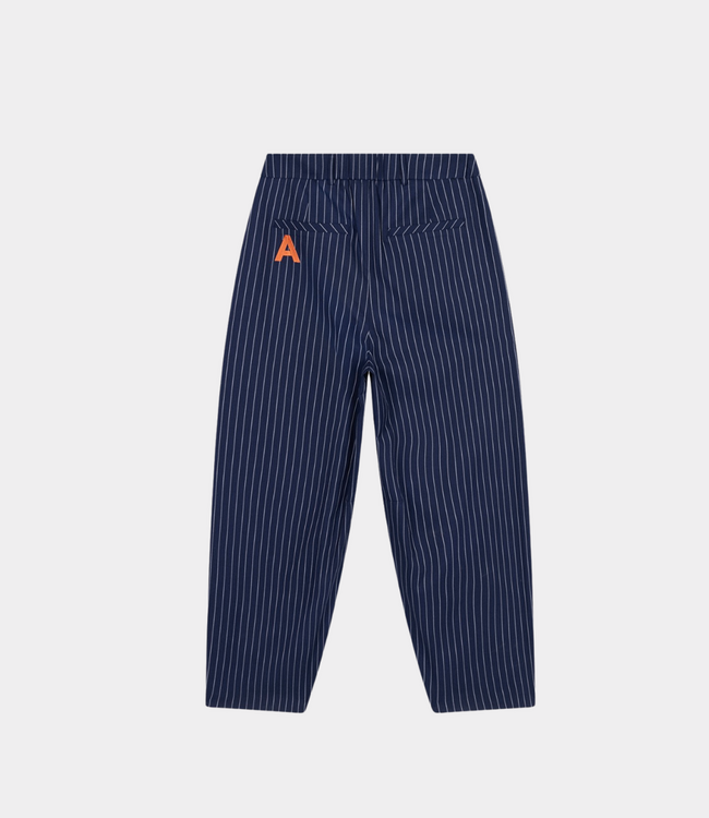 Alix the Label Striped barrel pant navy