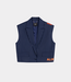 Alix the Label Striped waistcoat navy