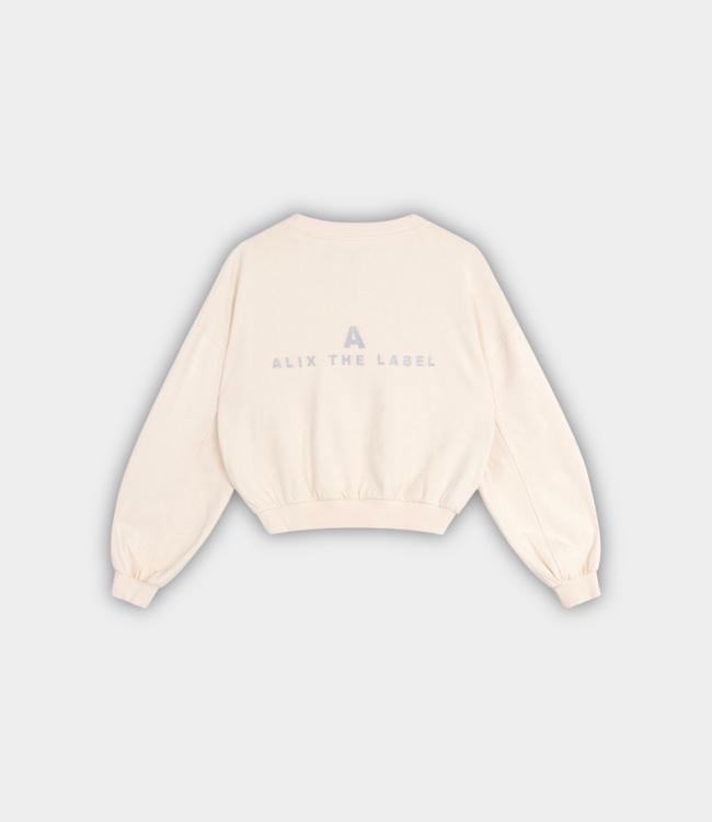 Alix the Label Oversize sweat cream