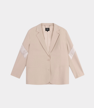 Alix the Label Shiny panel blazer sand