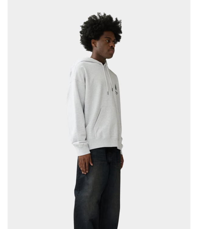 New Amsterdam New Amsterdam logo hoodie ash/bottle green 2602117001