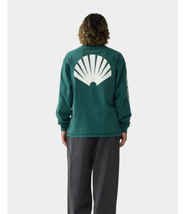 New Amsterdam New Amsterdam logo longsleeve bottle green/white 2602107001