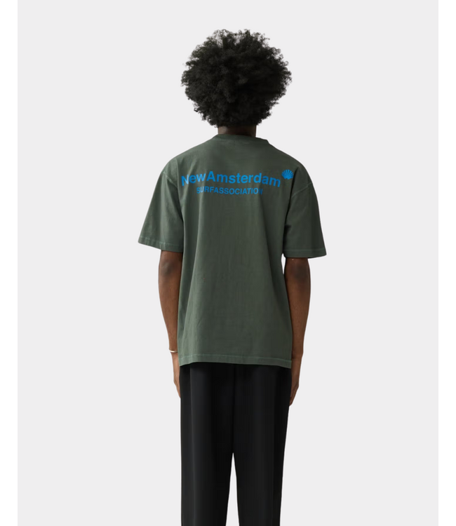 New Amsterdam New Amsterdam logo tee teal/deep sea 2602070003