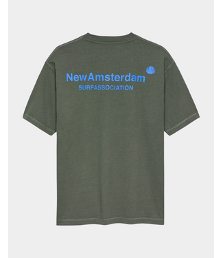 New Amsterdam logo tee teal/deep sea