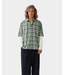 New Amsterdam New Amsterdam double layer shirt green/white check 2602023001