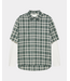 New Amsterdam New Amsterdam double layer shirt green/white check 2602023001