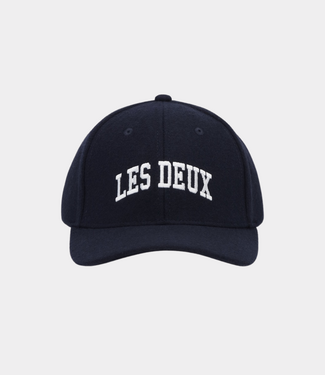 Les Deux collage baseball cap dark navy