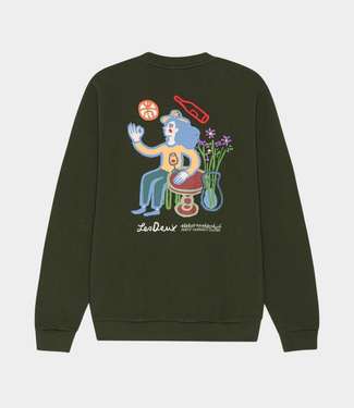 Les Deux rural sweatshirt rosin green