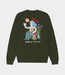 Les Deux rural sweatshirt rosin green