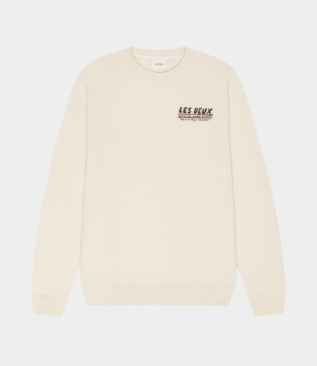 Les Deux Les Deux record sweatshirt ivory 1002481-215