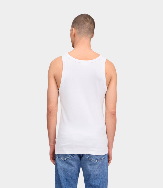 NN.07 Mick tee sleeve less white